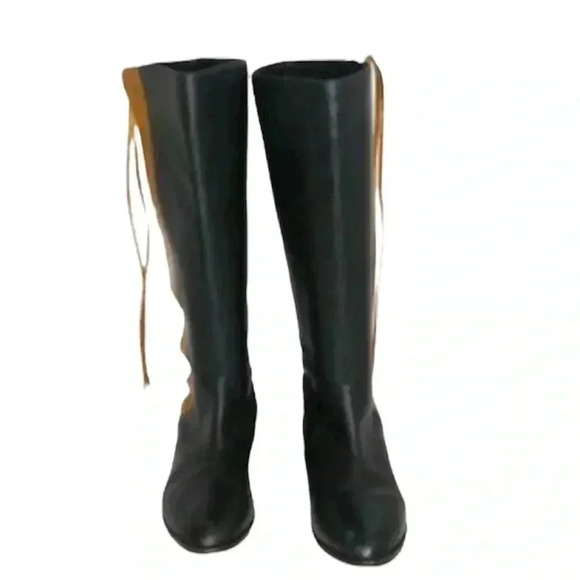 Rebecca Minkoff Ostrich Print Flat Boots Size 7 - Picture 1 of 9